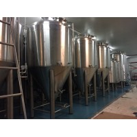 Stainless Steel Custom Beer Brewing Equipment Tank Brewery  Fermentation Unit  Cooling Unit  Bright