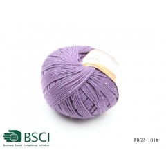 Purple Ball Wool Blended Yarn Can Be Used as Sweater in Winter-W052图1