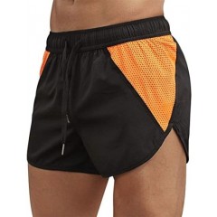 Men Marathon Lightweight Running Fitness Liner Shorts Summer Gym Wear Thin Training Quick Drying Spo图1