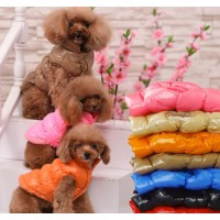 Quality Down Jacket Pet Clothes Warm Dog Fleeced Clothings