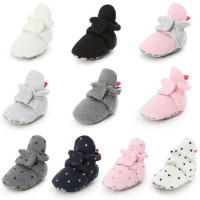 Superstarer High Quality Newborn Warm Toddler Socks Shoes Soft Sole Baby Cotton Shoes