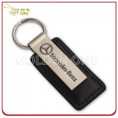 Custom Promotional Gift Personalized 3D Car Logo Iron Soft Enamel Zinc Alloy Metal & Leather Key Cha图1