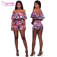 Lexie Blue Floral Two Piece Set Ladies Clothing L2008