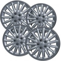 Wheel Covers 16in Hub Caps Silver Rim Cover - Car Accessories for 16 Inch Wheels - Snap on Hubcap  A