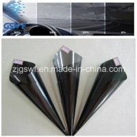 Dark Black Metalized Reflective Glue Tint Car Window Film (CXG542)