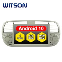 Witson Quad-Core Android 10 Car Multimedia Player for FIAT 500 Vehicle Radio