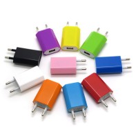 Colorful 5V 1A EU Plug USB Wall Charger Adapter for iPhone 7 6s 6 6 Plus 5 5s