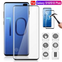 6D Full Cover Tempered Glass Screen Protector Guard for Samsung S10 S10 Plus