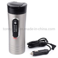 12V 500ml Stainless Steel Coffee Pot Car Electric Portable Water Kettle with 12V DC Car Heated