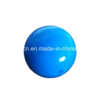 Hard Plastic Solid Ball Pull Handle with Center Hole and Embossed Logo for Furniture and Cabinet