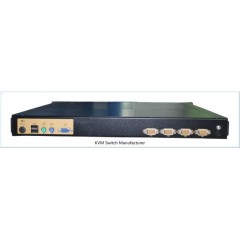 19 Inch Standard VGA 1u Kvm Switch with 19 Inch LCD Kvm 1/4/8/16 Port Optional图1