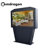 65 Inch Air Conditioning Horizontal Screen Floor Outdoor Advertising Machine Touch Android System Di