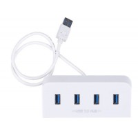 Round Key Switch 4 Port USB 3.0 Hubs