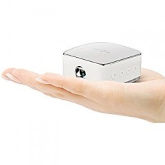 Portable Wireless Projector Compatible with Airplay HD Video 120 Inch Display 240 Minutes Battery Li图1