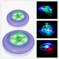 Popular Kids Toys Plastic Flashing Flying Disc for Wholesale