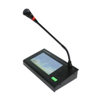 TCP/IP Network Touch Screen Desktop Gooseneck Paging Microphone