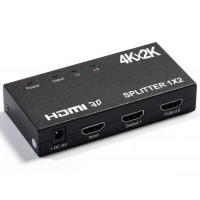 3D 4kx2K 2ports HDMI Splitter 1X2 Support 1.4 Version