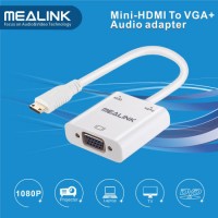 HDMI to VGA with Power Audio Adapter