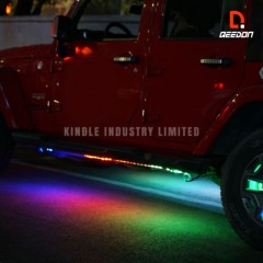 Multi-Colored Chasing Auto Lamps Remote Control LED Car Interior Exterior Auto Lights Strip Lighting图1