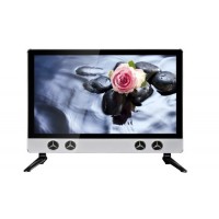 Flat Screen TV 27 Inches Smart HD Ready LED Color TV with Double Glass