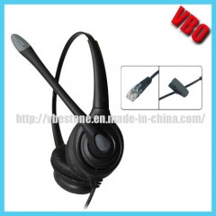 Noise-Cancelling Headphone Rj11 Rj9 Call Center Telephone Headset图1