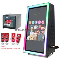 22 Inch LCD Display Touch Screen Photo Booth Kiosk