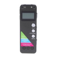 8GB Digital Voice Activated Recorder Audio Recording Pen Noise Reduction MP3 (500)