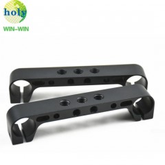 CNC Machining Rods Double Clamp Aluminum 6061 T6 Camera Parts图1