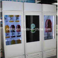 Dedi Hot Sale Transparent LCD Screen Refrigerator Glass Door /LCD Display Glass Door Refrigerator