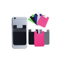 Universal 3m Cell Phone Cases Pouch Silisonebank Bus Credit Card Case for Mobile Phone iPhone 7 Plus