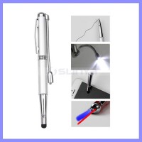 Best Multifunction 5 in 1 Pen Stylus Touch Pen with LED Light for Mobile Cell Phone Tablet PC