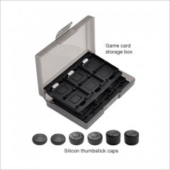 Thumbstick Caps Game Cards Storage Box Kit for Nintendo Switch Game Accessories图1