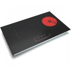 750*450mm Big Size Plate 3 Cooking Zone Bunrer Induction Cooker Combine with Infrared Cooker图1