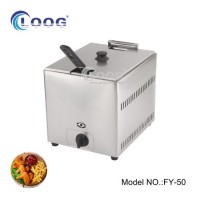 Wholesale Factory Price Gas Donut Fryer Chicken Fryer Commercial Deep Fryer Basket Stainless Steel L