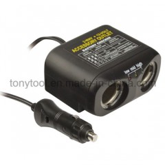 2-Socket 12V DC Cigarette Lighter Power Adapter图1