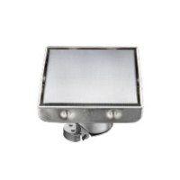 Stainless Steel 4.3" Square Deodorization Invisible Floor Drain (FD-K061F)