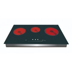 Hot Sale! ! ! Home Use 100-120V/220-240V 3 Cooking Zonese Three Burner Infrared Cooker Ceramic Hob w图1