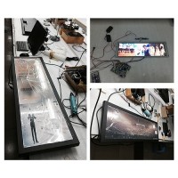 38" Ultra Wide LCD Ad Display  Stretched  Bar