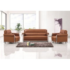 Sofa Set Luxury Leather Sofa (FOH-8807)图1