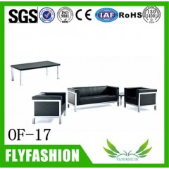 of-17 Modern Living Room PU Leather Sofa Square Comfortable Sofa Office Furniture图1