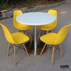 Restaurant Furniture Table Solid Surface Stone chair and Table图1