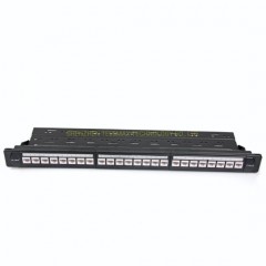 Patch Panel Cat 6A UTP Keystone Patch Panel 24 Ports图1