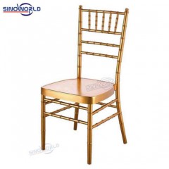 Hotel Restaurant Dining Banquet Stacking Metal Aluminum Wedding Chiavari Chair图1