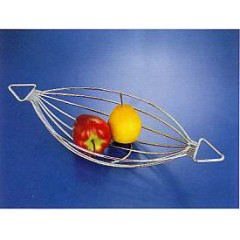 Stainless Steel Kitchen Furniture Olive-Shape Fruit Basket  Kitchen Hardware图1