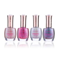 Eco-Friendly Lady Vogue Nail Lacqucer Non Toxic Holograpic Nail Polish