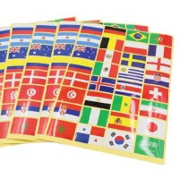 Custom National Flag Club Temporary Tattoo Sticker for Football Match