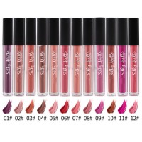 12 Colors Liquid Private Label Lip Gloss Matte Long Lasting Waterproof Lip Gloss