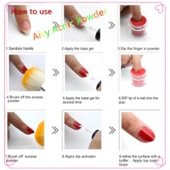 Custom Private Label Acrylic Nail Fast Drying DIP Powder图1