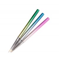 High Quality 3PCS Nail Brush Set UV Gel Polish Bright Nail Art Lines Brush Thin Liner Paint Gradient