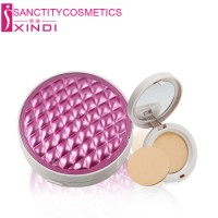 Face Powder Highlighter Makeup Compact Powder with Powder Puff